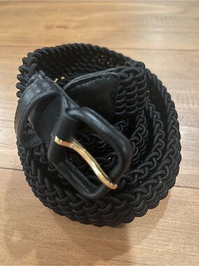 NWOT Maus & Hoffman Black braided belt 42” #leather #buckle